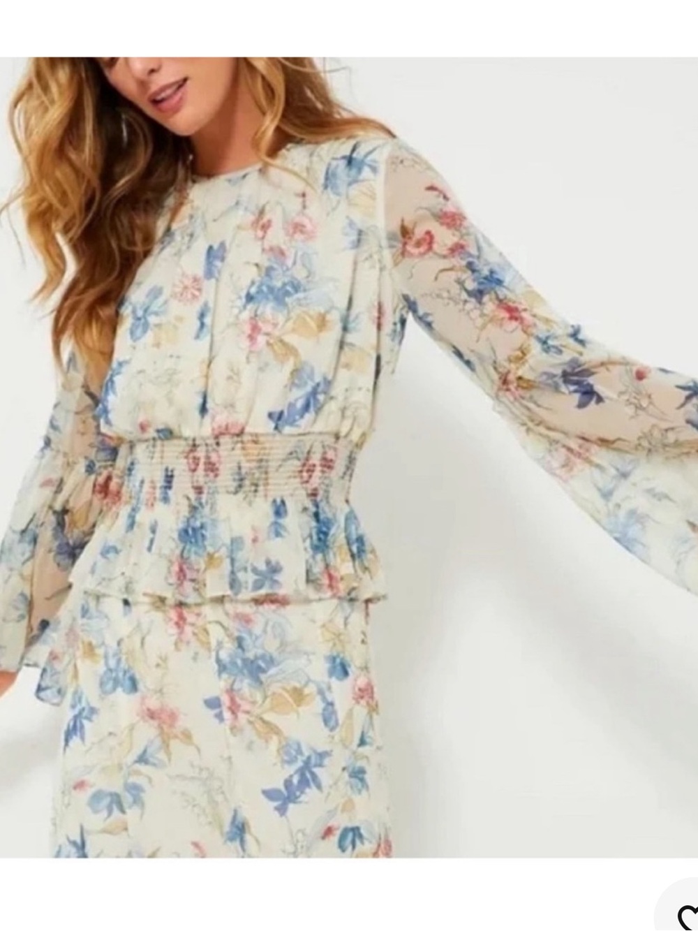 TUCKERNUCK Lily of the Valley Jennie Blouse Snowberry Floral